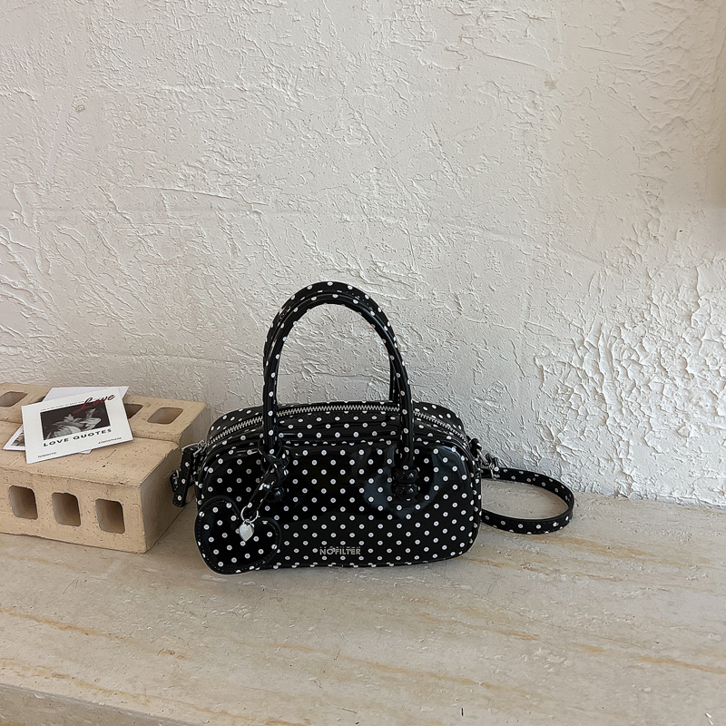 Bolsa de Boston de lujo ligera y fresca y dulce transfronteriza, bolso de hombro de nicho coreano, bolso de hombro para viajar