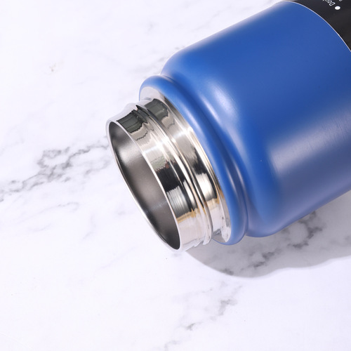 Cross-border 304 stainless steel space cup outdoor large capacity sports water bottle business gift insulated cup wholesale