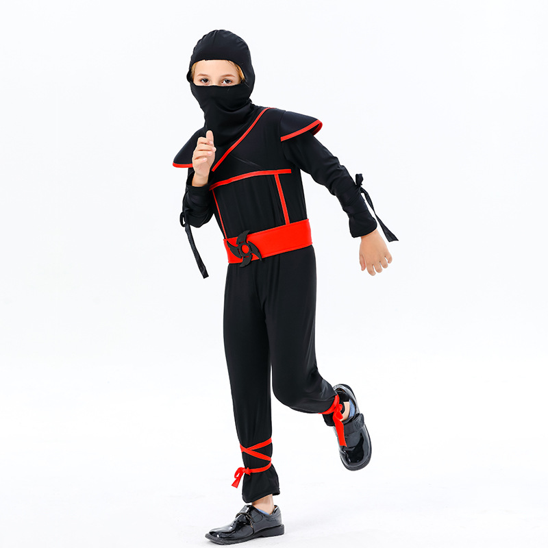 Traje de Halloween Cosplay anime traje de los niños ninja Samurai traje ninja noche ropa de viaje traje