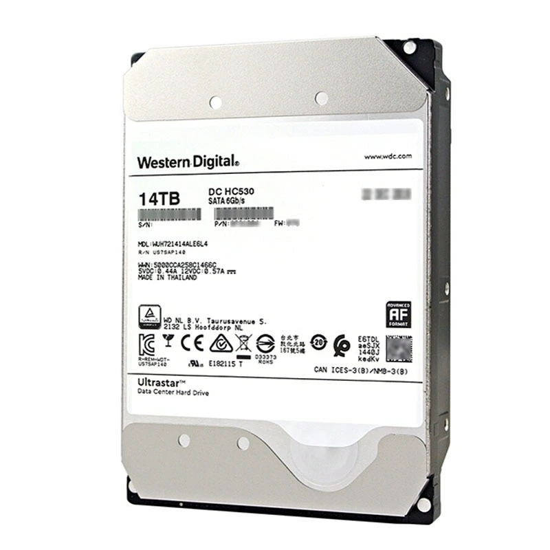 3,5-дюймовый жёсткий диск WD WUH721414ALE6L4, 14 ТБ, PMR, 7200 об/мин, 512 МБ кэш