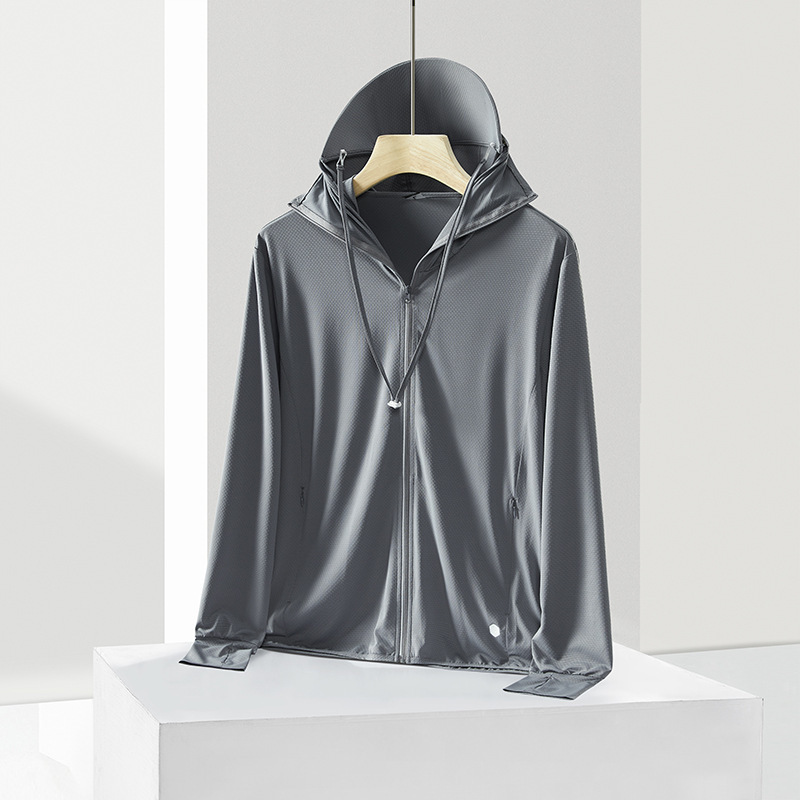 Chaqueta de Protección Solar UPF 50+ de Poliéster Transpirable y Ligera para Pesca en Verano