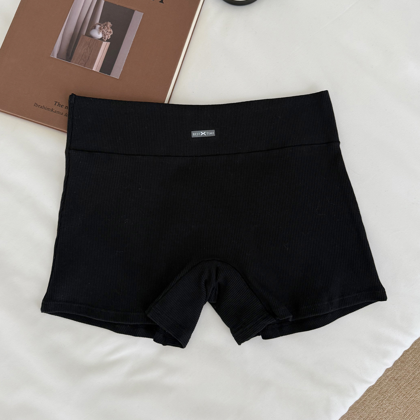 Nuevas leggings de rosca para reducir el abdomen y elevar las caderas tres puntos sin doblar los bordes de los pantalones de seguridad para las mujeres sin ropa interior 2 - en - 1