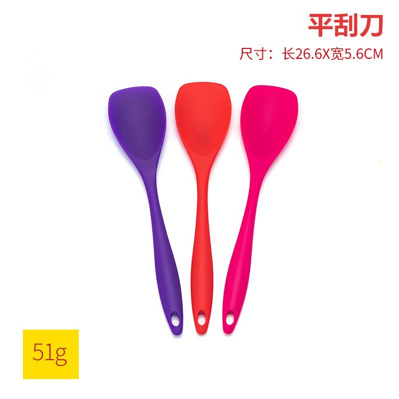 Силиконовый кухонный набор: пять предметов spatula, лопатка для жарки, дуршлаг, рисовая ложка, несиликоновая лопатка для жарки, ложка для супа