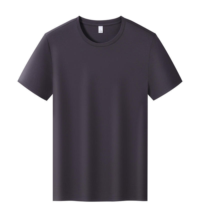 Comercio exterior europeo y americano camiseta de algodón de hielo logotipo impreso personalizado camiseta publicitaria de cuello redondo personalizada camiseta cultural de manga corta