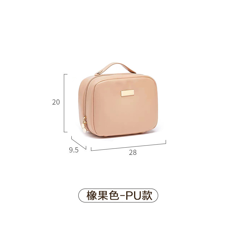 Bolsa de cosméticos de gran capacidad para mujer 2025 nueva bolsa de lavado portátil cosmética bolsa de almacenamiento portátil transparente de viaje impermeable