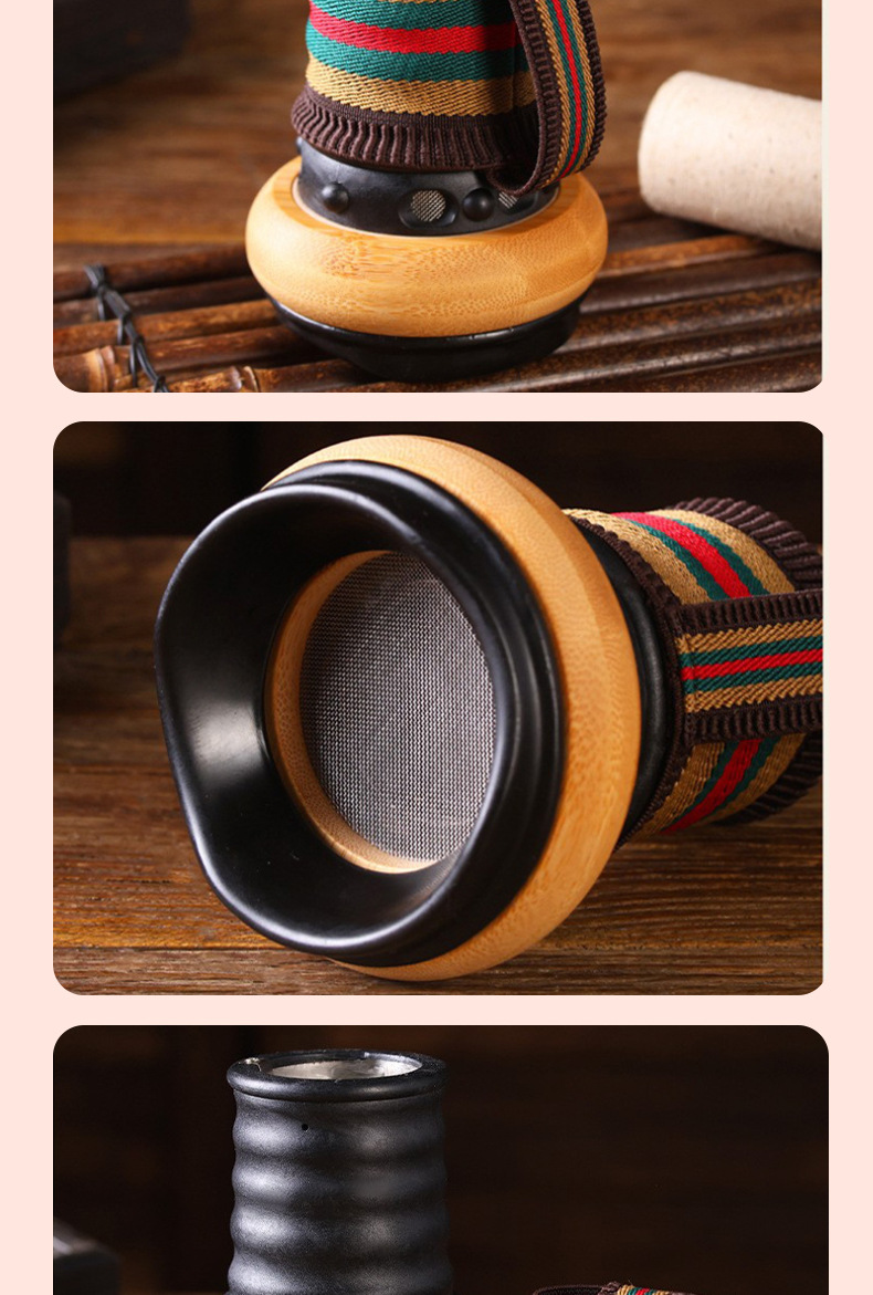 Handheld Bian Stone Moxa Burner Stainless Steel Moxibustion Box with Aged Moxa Stick 4.0x20cm for Home Warming Therapy specifications