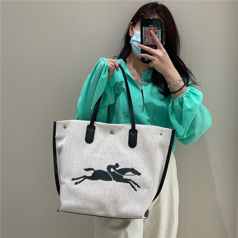 Longxiangs neue Canvas-Tragetasche, Computer-Mama-Schultertasche, klassischer Stil, vielseitig für den täglichen Weg zur Arbeit_voghion.com