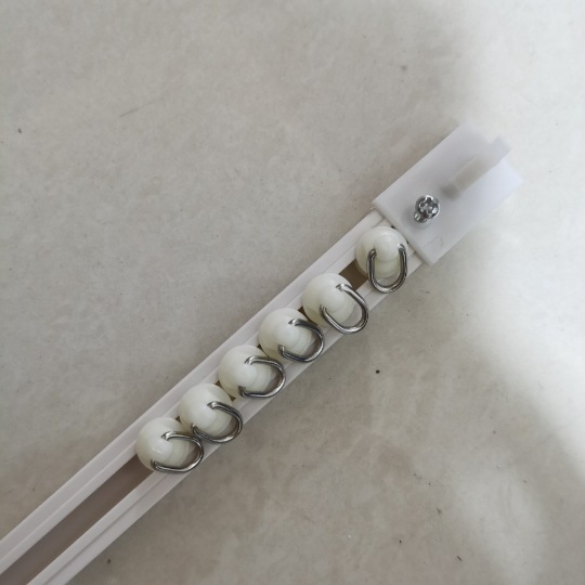 Wholesale 5ZV7 adhesive curtain track aluminum window tile strip door curtain slide rail adhesive no drilling