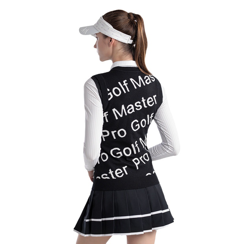 Áo vest len cổ chữ V thêu hoa nữ PGM – giữ ấm mùa thu đông — QZ095-Màu đen, QZ095-màu trắng, YF637-màu trắng, Qz095-màu xanh hải quân