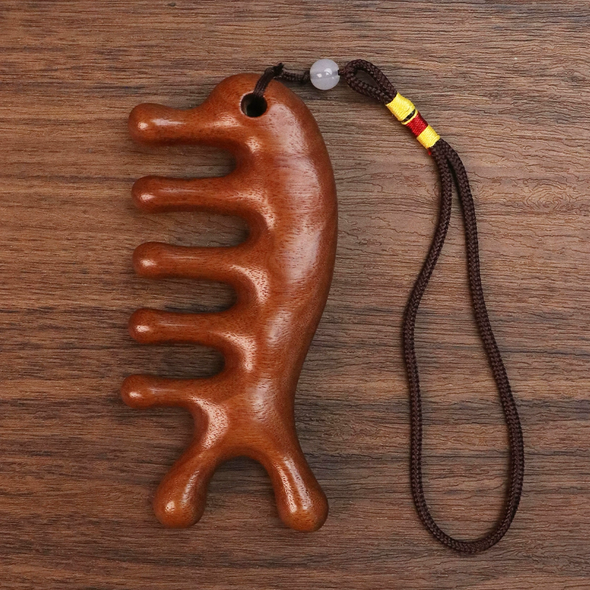 Massager sandalwood, universal brush, gift box