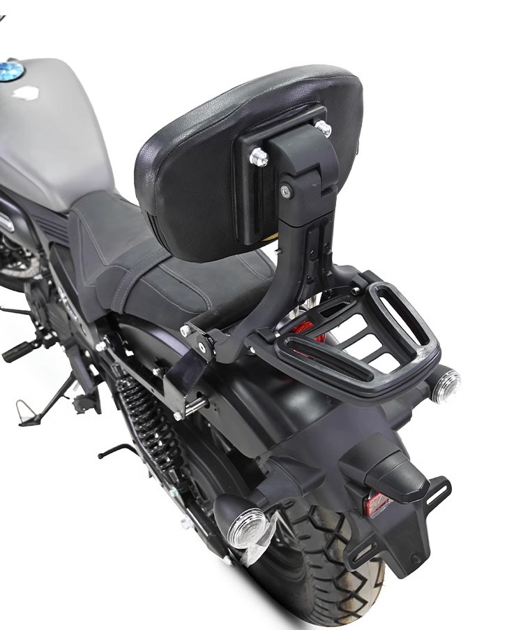 Muscle car wolf applicable to saikelon RA250 multi-function folding backrest adjustable backrest modified tail shelf tail