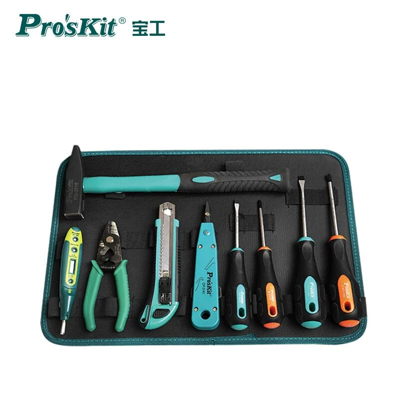Инструментальная группа для волоконно-оптической связи Pro'sKit PK-9472G — резка и снятие изоляции, тестирование, электрик, пайка и обслуживание