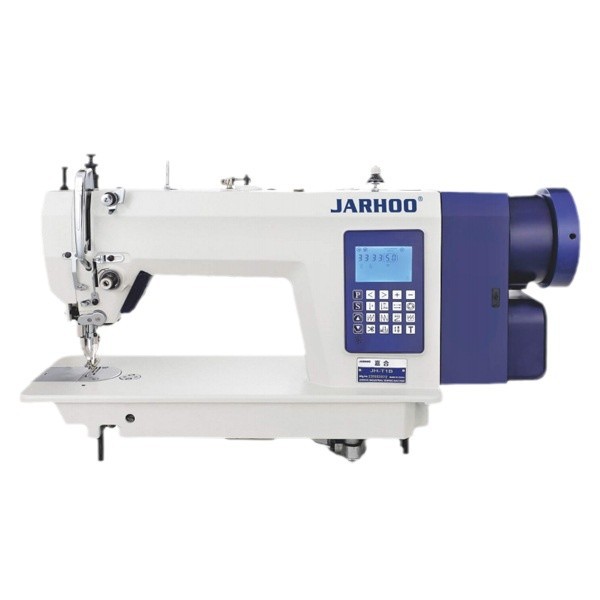 Cuatro máquina de sincronización automática de computadora, camión DY, alimentación de material grueso hacia arriba y hacia abajo, camión sincronizado de gran lanzadera, máquina de coser industrial paso a paso