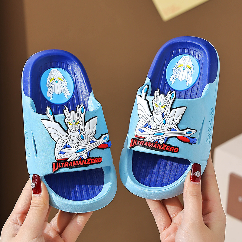 Ultraman Unlimited Slippers for Boys, New Summer Model, Soft Sole Non-Slip Home Slippers for Toddlers and Babies Ultraman Unlimited Slippers for Boys, New Summer Model, Soft Sole Non-Slip Home Slippers for Toddlers and Babies
