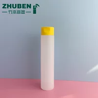 Bamboo PE200 ml Круглая раскладушка экструдная бутылка шампунь бутылка для эмульсии бутылка для мытья бутылок