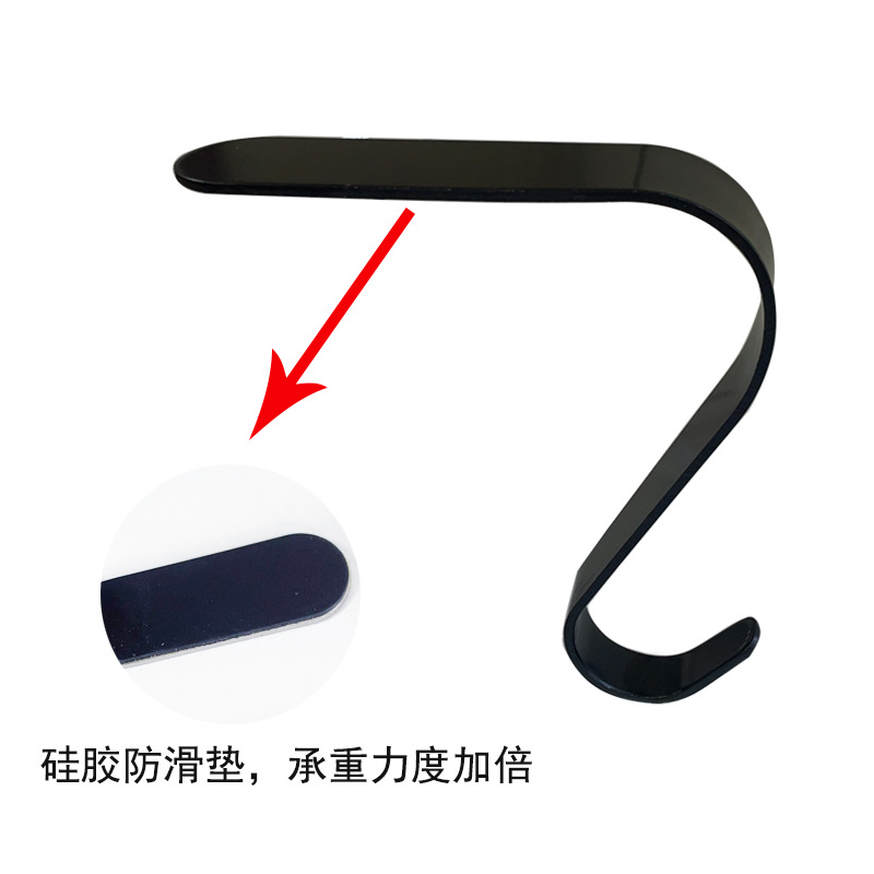 现货热卖大号乙形圣诞袜挂钩圣诞节袜子支架挂包钩火炉壁炉桌面钩