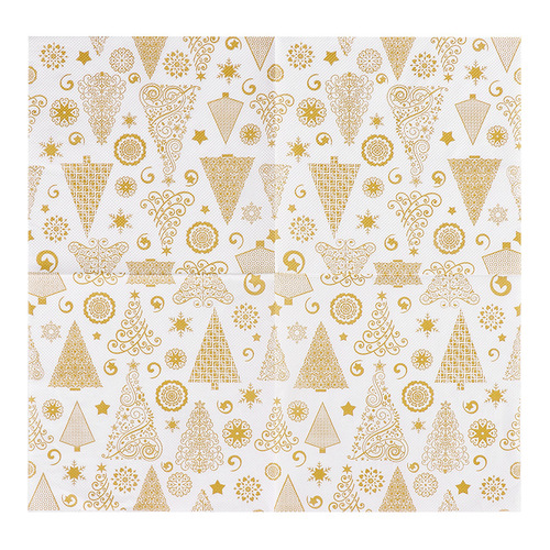 Christmas tree manufacturer printed tablecloth tissue paper, suitable for western restaurants, bakeries, wholesale face towels