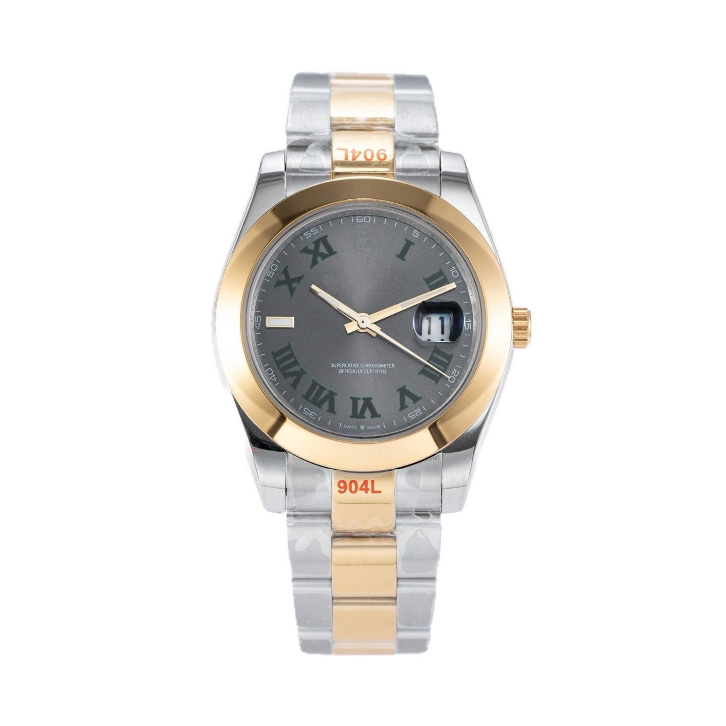 Reloj mecánico de acero de movimiento constante, reloj mecánico automático, reloj de pulsera para hombres