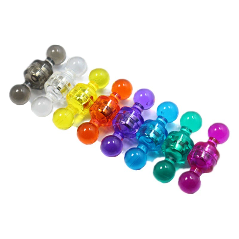 [Самопроизводство и продано] Прозрачные магнитные гвозди, хрустальная доска, магнитные частицы, большие, средние и маленькие красочные магнитные кнопки, магнитные магниты для ногтей