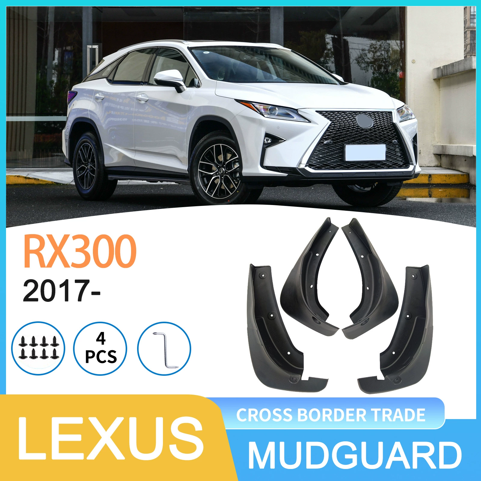 Подходящий для LEXUS RX300 2017 год-Внешняя торговля кросс-бордер автомобильное крыло доставка