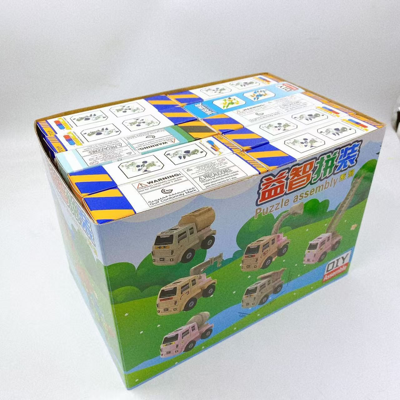 Juguetes de ensamblaje para niños dinosaurios automóviles aviones DIY puzzle modelo de coche de juguete para estudiantes de jardín de infantes regalos premios