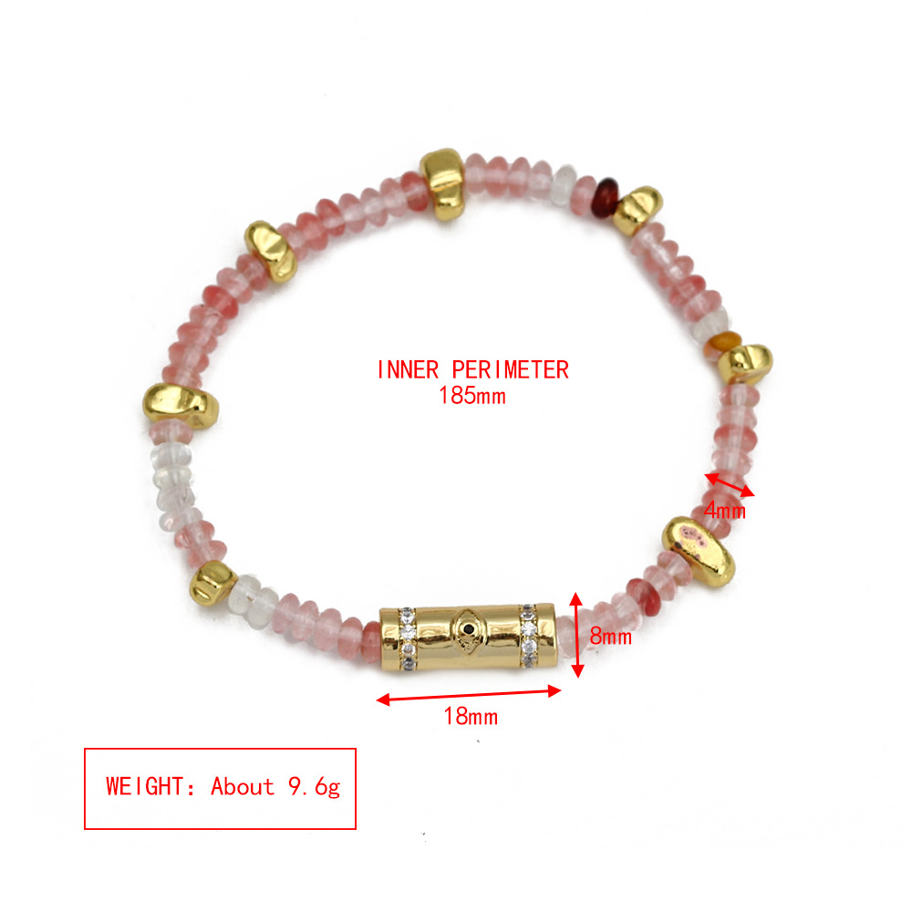 Fashion Eye Copper Beaded Bracelets 1 Piece