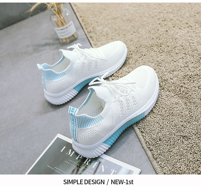 Lace up mesh breathable sneakers NSNL48963