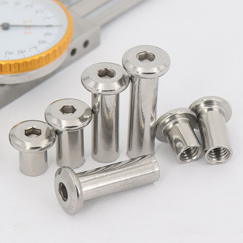 304 stainless steel beveled hexagonal nut M3-M10 locking screw flat head beveled hexagonal splint nut
