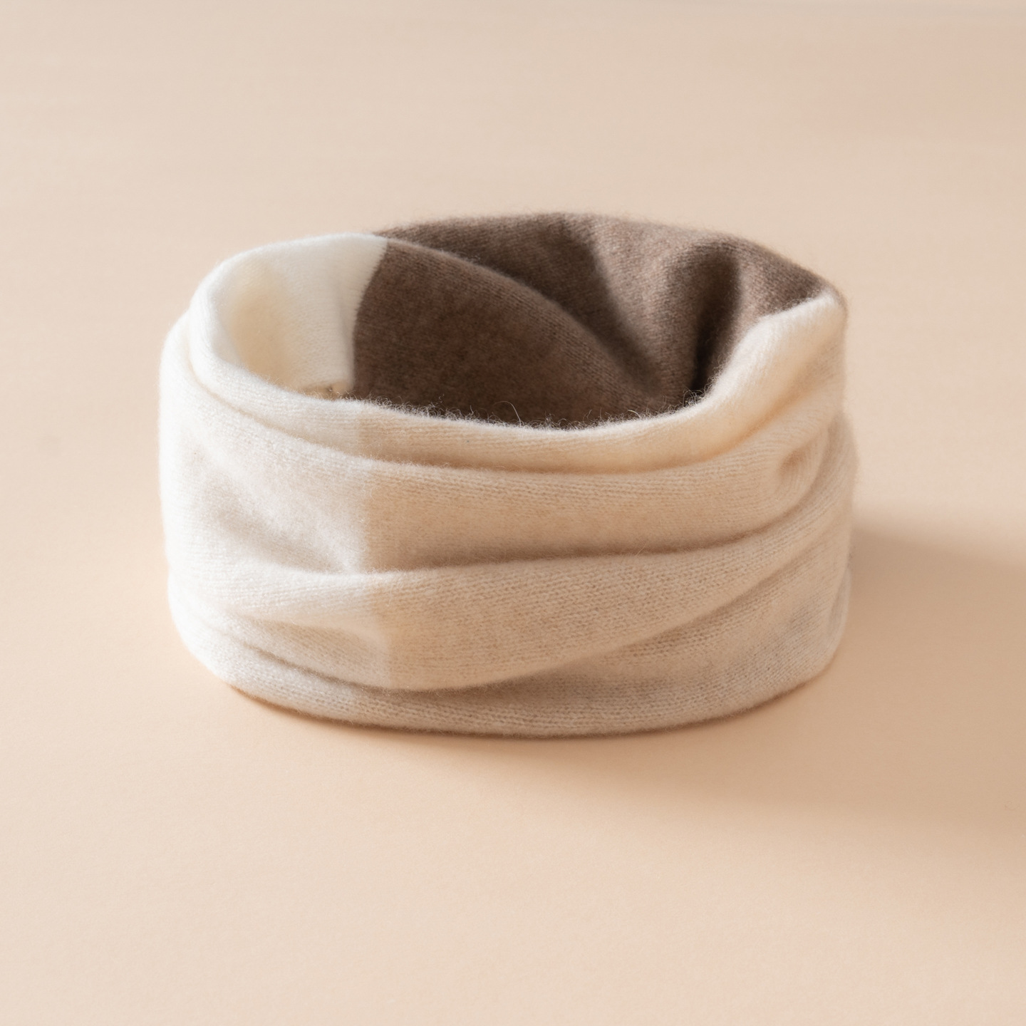 Lekasha cashmere100% pure cashmere autumn and winter long color-blocked windproof and warm knitted scarf
