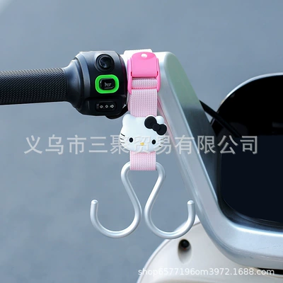 Aima, Ninebot Electric Scooters, Helmet | Other Electric Vehicle Accessories - double-hook-webbing-style-pink-bow-kt