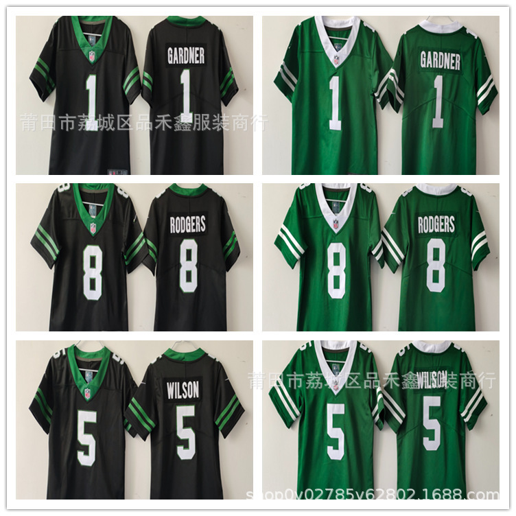NFL New York Jets 1# 3# Ball Suit 8# Roogers Children's Football Jersey