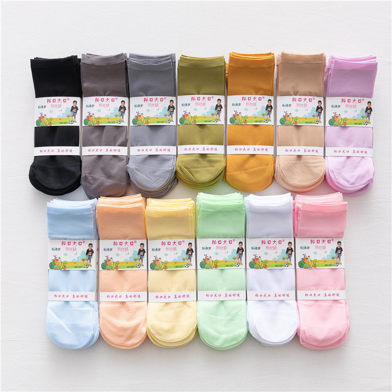 Children's socks stockings short socks summer thin summer girls spring and summer ice Silk Candy Velvet crystal steel stockings Children's socks stockings short socks summer thin summer girls spring and summer ice Silk Candy Velvet crystal steel stockings