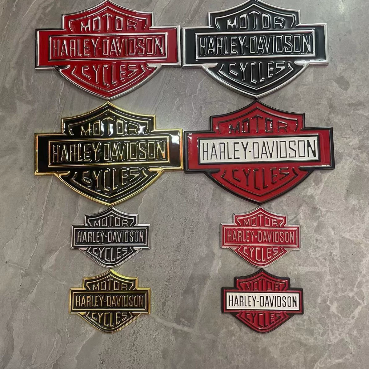 Трансграничные горячие продажи наклейки на тело мотоцикла Harley мотоцикл персонализированные модифицированные металлические автомобильные наклейки 3D автомобильные наклейки