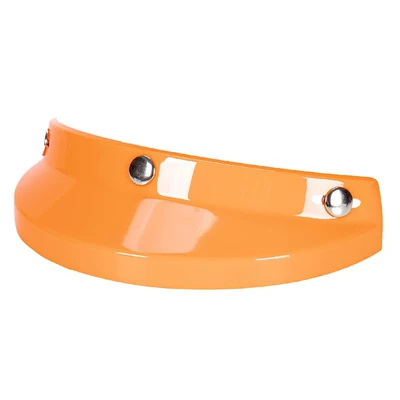 brim fitting 3-button design – Motorcycle Safety Supplies - solid-orange