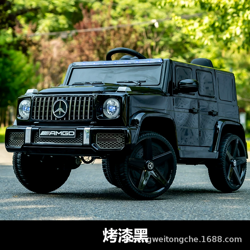 Электромобиль (Mercedes Benz) — внедорожник 4×4 с пультом, светящиеся колёса