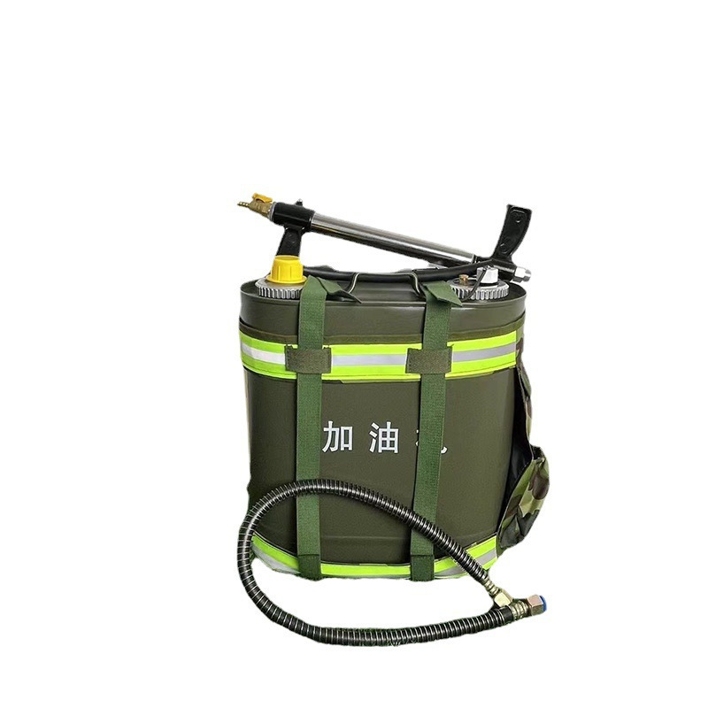 森林背负式加油器行军加油器带橡胶软管连接加油枪