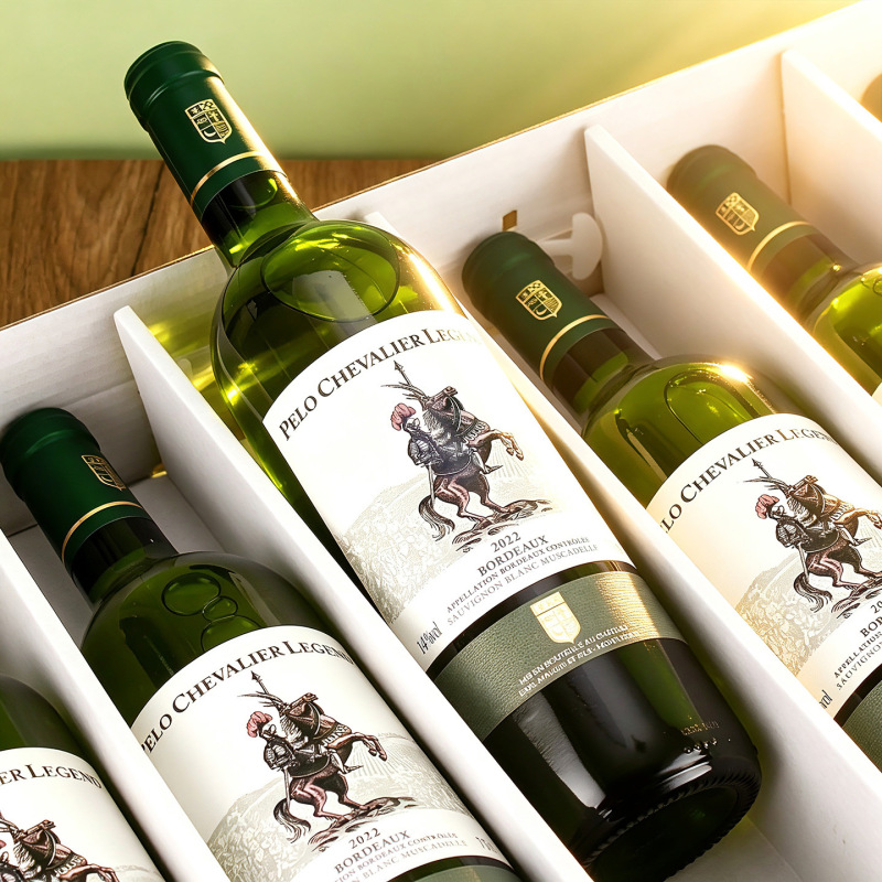 French Imported White Wine Aoc Grade Perro Knight Legend Dry White Wine Sauvignon Blanc from Bordeaux Region French Imported White Wine Aoc Grade Perro Knight Legend Dry White Wine Sauvignon Blanc from Bordeaux Region