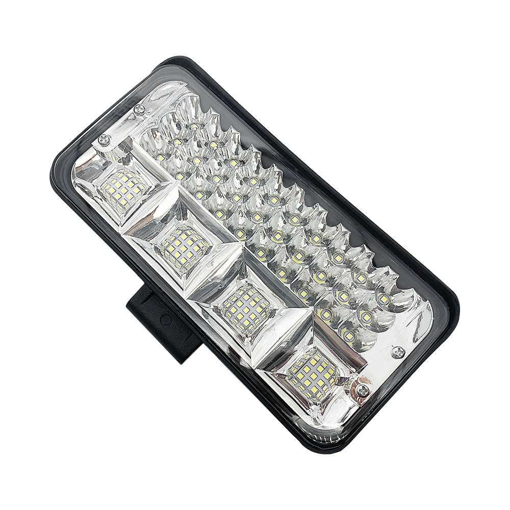 Coche LED faro luz de trabajo revisión faro cuadrado camión faro camión fuera de carretera Luz de modificación Luz de inspección