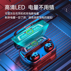 国境を越えたアマゾンTWS bluetoothイヤホン入耳式LEDディスプレイ大容量超ロングスタンバイ充電宝