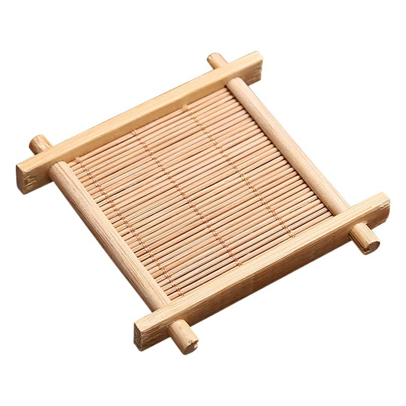 Бамбуковые подставки, подставки для чайных чашек, аксессуары для чайной церемонии, коврики для игры в крестики-нолики, термоизоляционные коврики, мелкие украшения, свадебные декорации, коврики для выпечки