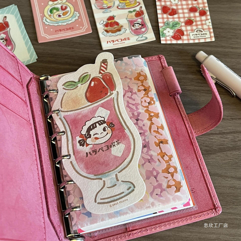 风伊东屋限定粉色手账本活页本高颜值可笔记本少女心本子