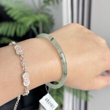 古风小众白月光少女款圆条贵妃手镯复古简约新中式百搭配饰手镯
