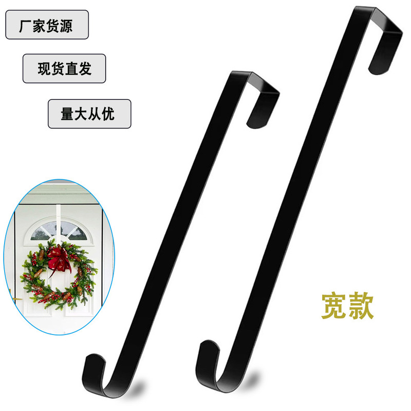 現物クリスマス装飾純色花輪フックドア後フックアマゾン家庭の人気白いフック|undefined