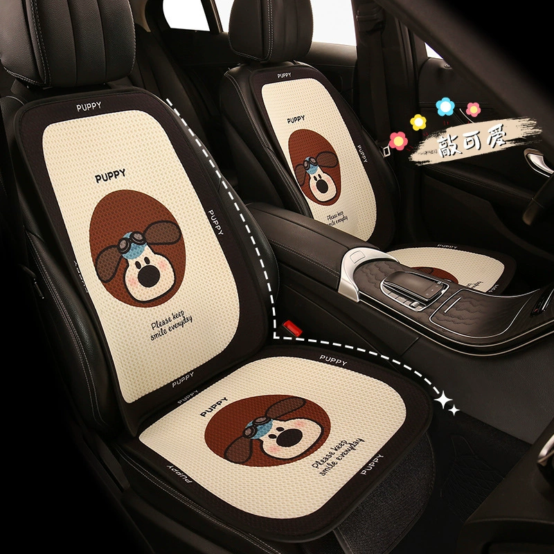 Простая Автомобильная подушка нового стиля, четыре сезона, универсальный полукомплект чехлов на сиденья, Женская Цельная задняя дышащая подушка для сиденья