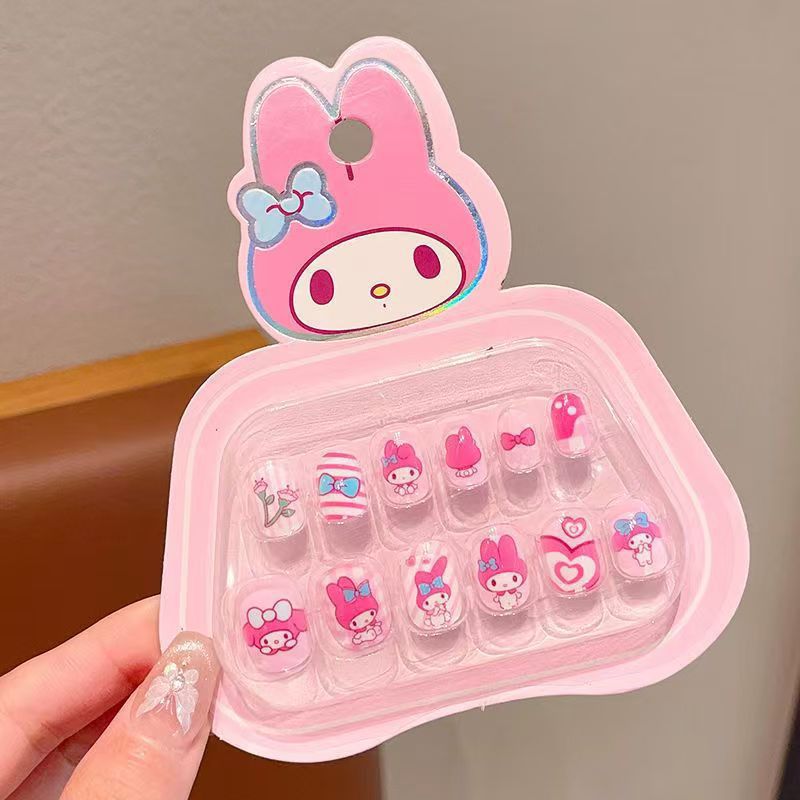 Adorable Sanrio pegatinas de uñas para niños con uñas exquisitas Kolomi Melaty pegatinas de uñas parches de uñas image 36
