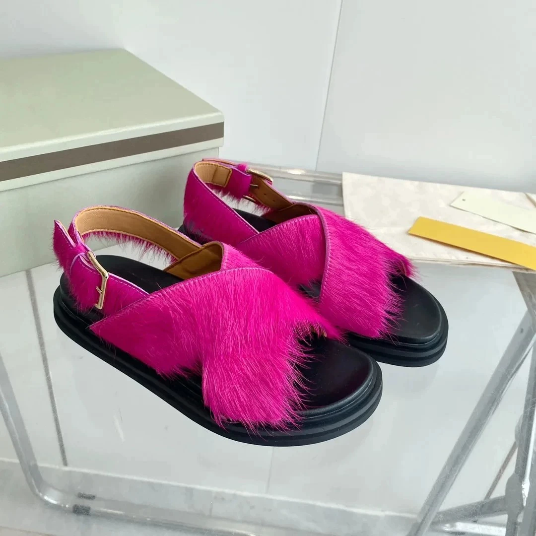 Европейская и американская внешняя торговля новые кексы с толстой подошной круглой головкой из красного конского перья