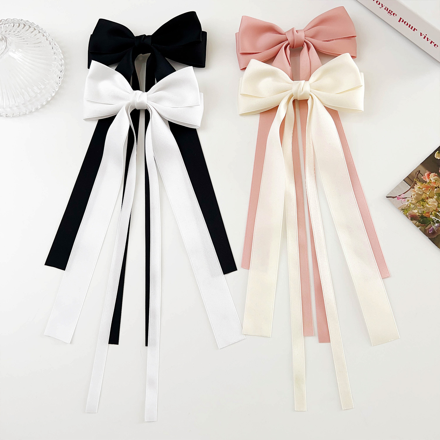 Women's Sweet Bow Knot Cloth Hair Clip display picture 1
