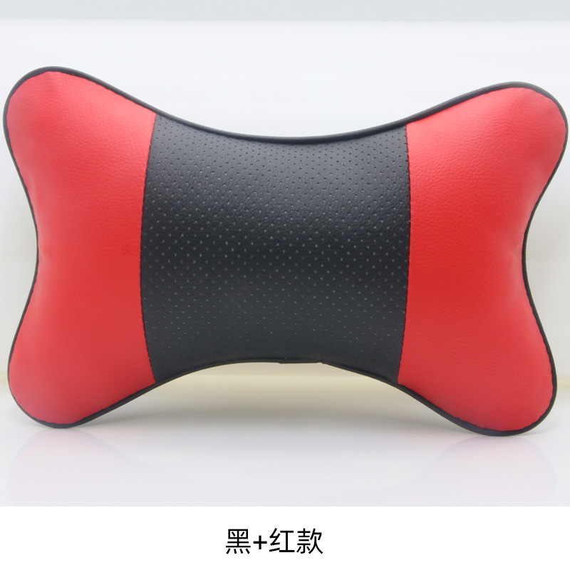 クロスボーダー自動車内装用品シートストラップ枕車載骨枕四季通用皮革自動車ヘッドレスト|undefined