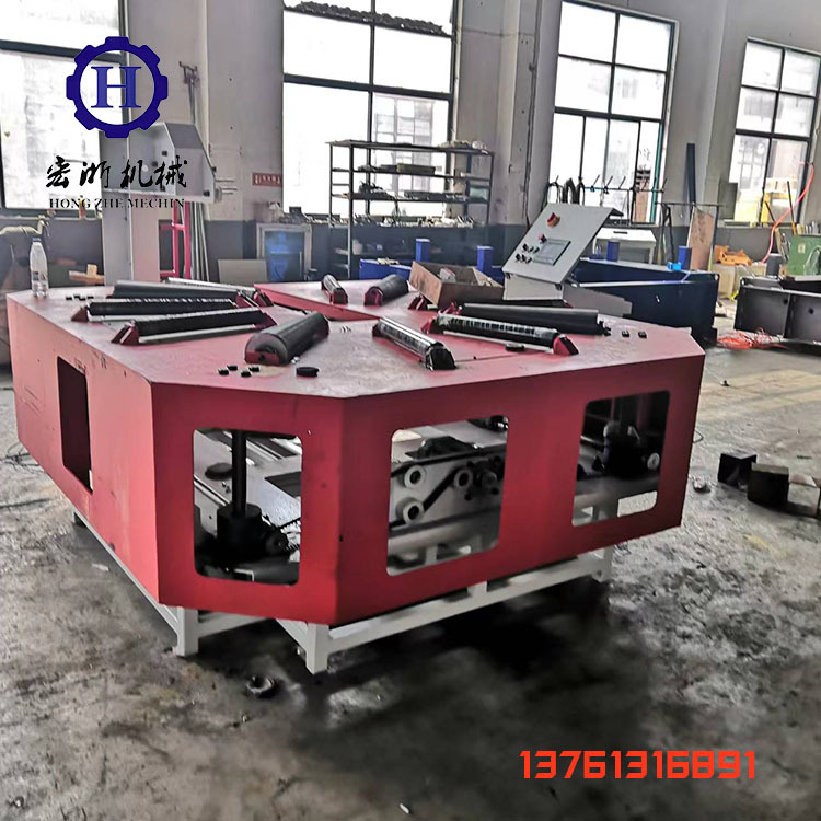 上海厂家 卧式胶管打包机 钢带缠绕机 回转支撑缠绕包装机