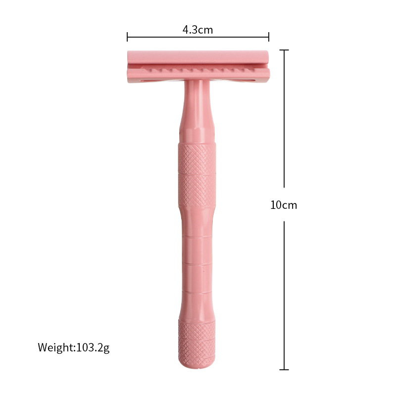亚马逊热款  手动老式刮胡刀 男士剃须刀 老式金属剃刀 刮毛刀
